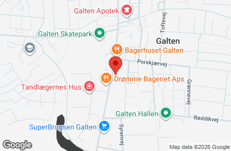 Frisør Bergfriedt, Søndergade 21, 8464 Galten